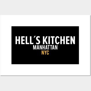 New York Manhattan Hell´s Kitchen - Hell´s Kitchen Logo - Hell´s Kitchen Style Posters and Art